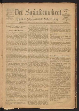 No. 4. 25. Januar 1890.