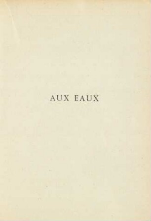 Aux Eaux