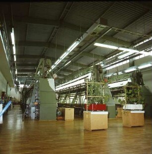Plauen. VEB Plauener Spitze. Produktionshalle