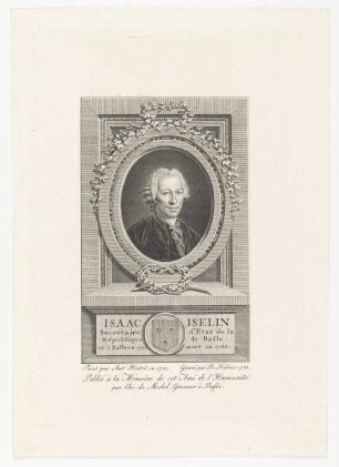 Bildnis des Isaac Iselin