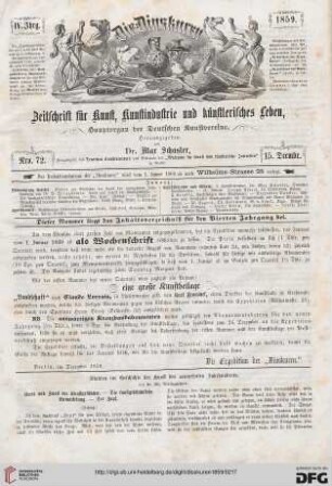 Nr. 72 (15. December 1859)
