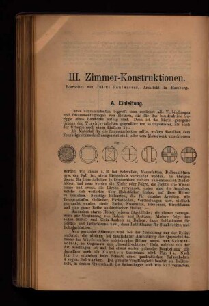 III. Zimmer-Konstruktionen.