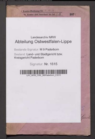 Erblasser: Bade, Johann Conrad: