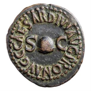 Münze, Quadrans, 39 - 40 n. Chr.
