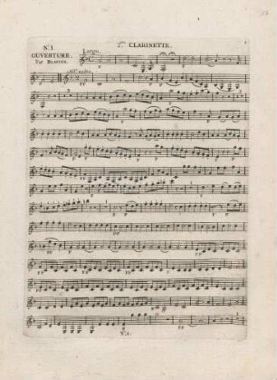 No. 1 Ouverture. Par Blasius.