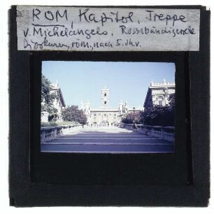 Rom, Kapitolsplatz,Rom, Senatorenpalast,Rom, Dioskurenstatuen (Kapitolsplatz)