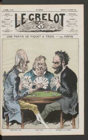 Une partie de piquet a trois - par Pépin