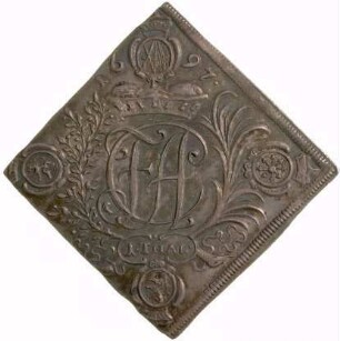 Münze, Taler (Klippe), 1697
