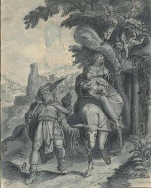 Die Rückkehr der Heiligen Familie aus Ägypten