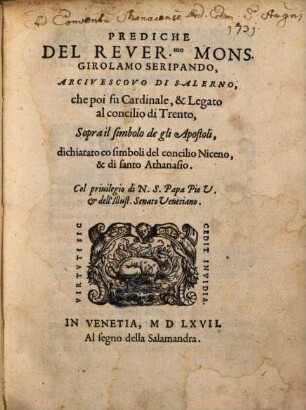 Prediche sopra il simbolo