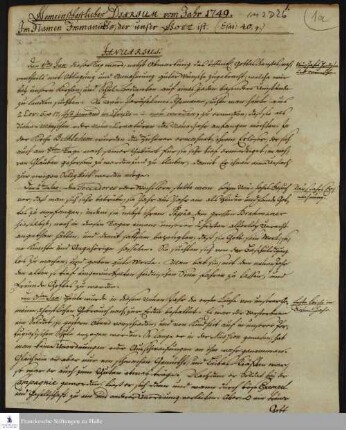 Tagebuch von Johann Christian Wiedebrock, Johann Balthasar Kohlhoff, Daniel Zeglin, Oluf Maderup und Jacob Klein.