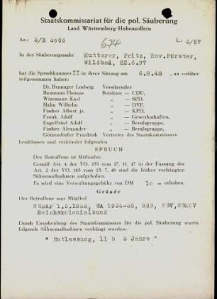 Mutterer, Fritz