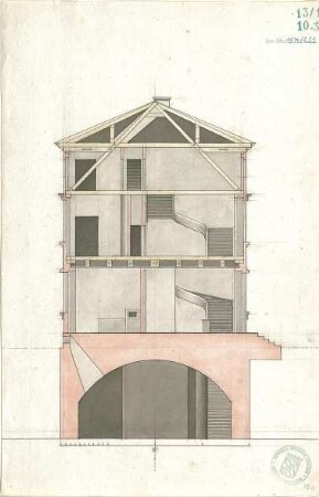 Speeth, Peter; Gebäude - Querschnitt