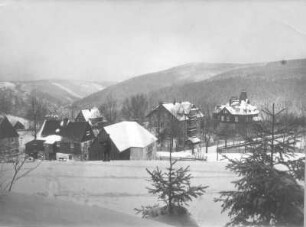 Bärenfels. Ortsteilansicht mit Hotel Kaiserhof