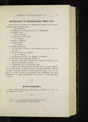 Palästinafahrt der Religionslehrer Ostern 1910