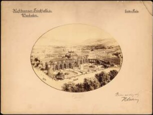 Kurmittelhalle, Wiesbaden: Perspektivische Ansicht