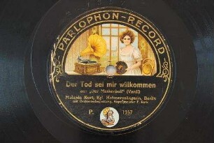 Der Tod sei mir willkommen : aus "Der Maskenball" / (Verdi)