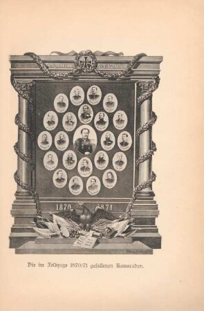 Die im Feldzuge 1870/71 gefallenen Kameraden