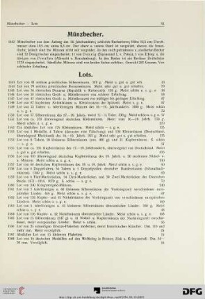 Lots (Nr. 1543-1568)