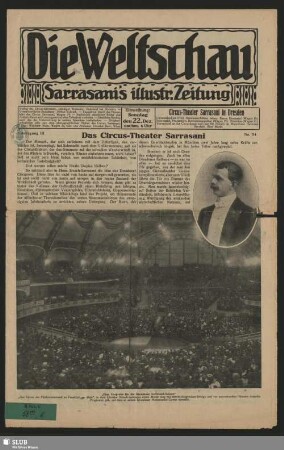 Die Weltschau : Sarrasani's illustr. Zeitung