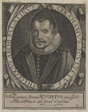 Bildnis des Abrahamvs Scvltetvs