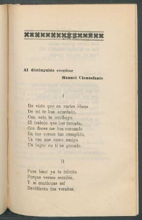 Al distinguido escritor Manuel Cientofante