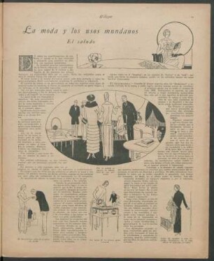 La moda y los usos mundanos - El saludo