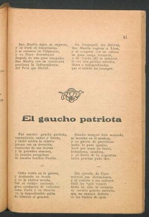 El gaucho patriotica