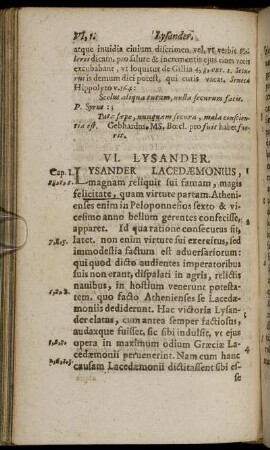 VI. Lysander.