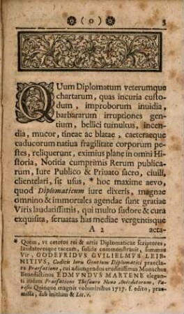 De bibliotheca diplomatica Regum ac Impp. Romano-Germanicorum ... conquirenda ... dissertatiuncula epistolaris