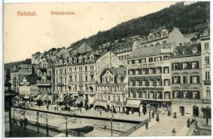 Karlsbad. Kreuzstraße mit Haus Stockholm