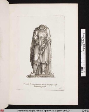 Statue eines gefangenen Herrschers.