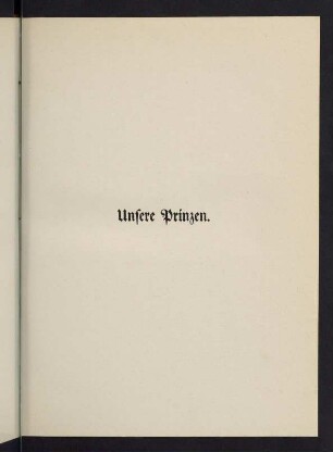 95-140, Unsere Prinzen.