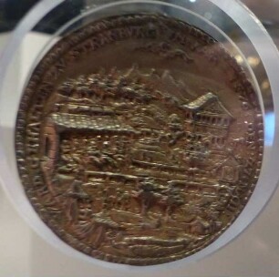 Medaille auf Straßburg im Jahr 1576