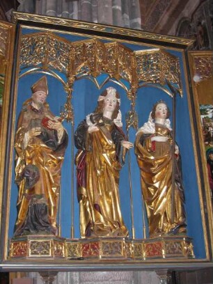 Katharinenaltar — Die Heiligen Levinus, Katharina und Helena
