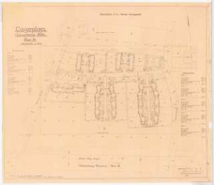 Gartenanlage Brühler Straße (Wohnungen für Belgische Besatzungsangehörige), Köln: Lageplan 1:500