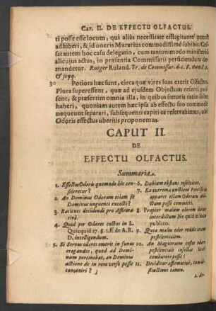 Caput II. De Effectu Olfactus.