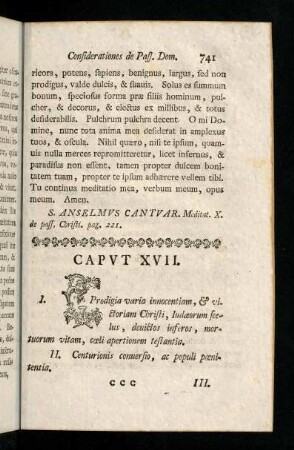 741-768, Caput XVII