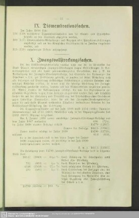 IX. Dismembrationssachen
