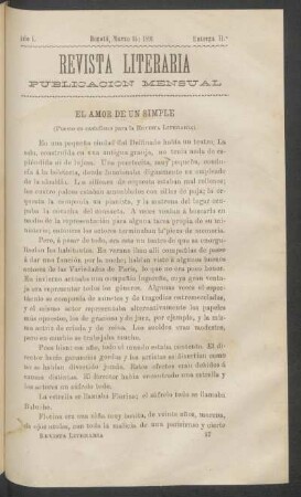 El amor de un simple