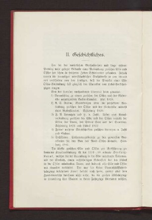 II. Geschichtliches.