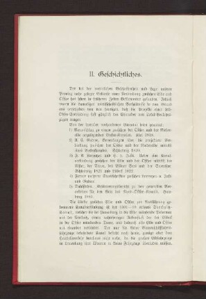 II. Geschichtliches.