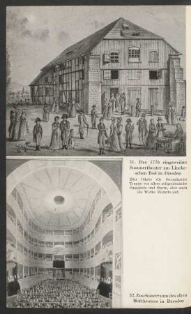 52. Zuschauerraum des alten Hoftheaters in Dresden