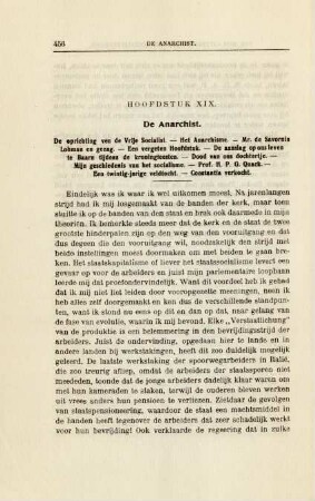 Hoofdstuk XIX. De Anarchist.