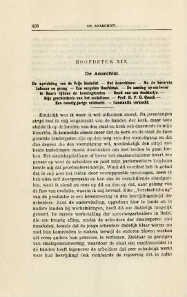 Hoofdstuk XIX. De Anarchist.