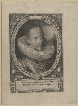 Bildnis des Herzogs Heinrich Julius von Braunschweig-Lüneburg, Bischof von Halberstadt