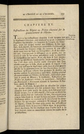 179-188, Chapitre XV
