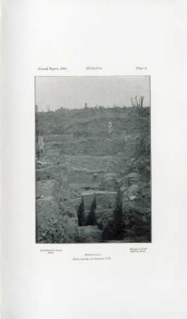 Plate N. Sîgiriya. Sîgiri-gala. Excavations on summit. N.E.