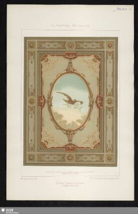 No. 7 Plafond Cabinet De Travail (Genre Louis XIII)