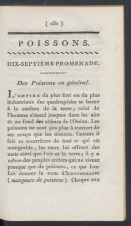 Dix-septième promenade.